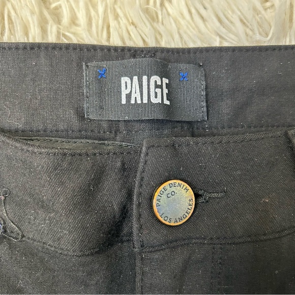 ◾️Paige Black Skinny Pointe Ankle Length Jeggings Pants - Picture 3 of 8